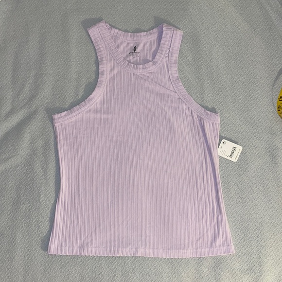 NWT Free People Movement Ribbed Lavender Racerback Tank Top - Picture 6 of 9